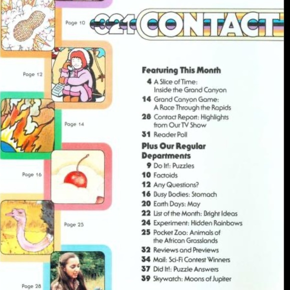 321 Contact Magazine April - May 1981 by Children's Television Workshop - Picture 14 of 15